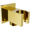 Mexen Cube angle fitting, gold - 79300-50