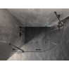 Mexen Lunar semi-circular hinged left shower cabin 100 x 70 cm, transparent, gun gray brushed - 833-100L-070P-66-00