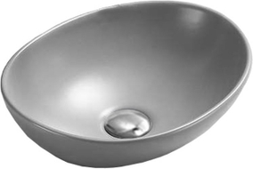 Mexen Elza countertop sink 40 x 33 cm, light gray matte - 21014061