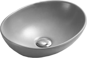 Mexen Elza countertop washbasin 40 x 33 cm, Light grey matt - 21014061