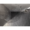 Mexen Lunar semicircular pivot shower enclosure 100 x 100 cm, transparent, brushed nickel - 833-100L-100P-97-00