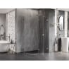 Mexen Lunar semi-circular shower cabin hinged right 100 x 90 cm, transparent, chrome - 833-100P-090L-01-00