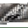 Mexen Lunar semicircular shower cabin right hinged 90 x 70 cm, transparent, gun gray brushed - 833-090P-070L-66-00