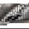 Mexen Lunar semicircular shower cabin right swinging 80 x 70 cm, transparent, gun metal - 833-080P-070L-95-00