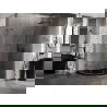 Mexen Lunar semi-circular pivot shower cabin right 90 x 70 cm, transparent, gun metal - 833-090P-070L-95-00