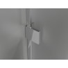Mexen Lunar L pentagonal hinged shower cabin left 80 x 80 cm, transparent, chrome - 831L-080L-080P-01-00-L