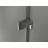 Mexen Lunar L pentagonal pivot shower enclosure left 100 x 90 cm, transparent, chrome - 831L-100L-090P-01-00-L
