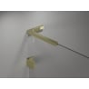 Mexen Lunar L pentagonal left hinged shower enclosure 90 x 100 cm, transparent, gold - 831L-090L-100P-50-00-L