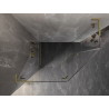 Mexen Lunar L pentagonal shower enclosure tiltable left 100 x 80 cm, transparent, brushed gold - 831L-100L-080P-55-00-L