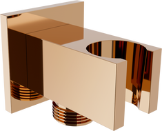 Mexen Cube angle connector, Rose gold - 79300-60