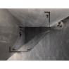 Mexen Lunar L pentagon swing left shower cabin 80 x 80 cm, transparent, gun metal - 831L-080L-080P-95-00-L