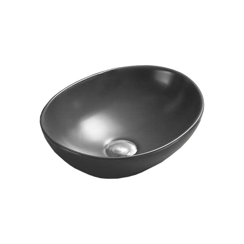 Mexen Elza countertop basin 40 x 33 cm, dark grey matte - 21014071