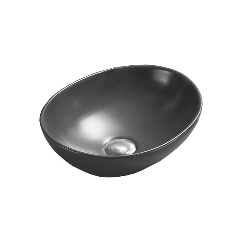 Mexen Elza countertop sink 40 x 33 cm, dark gray matte - 21014071