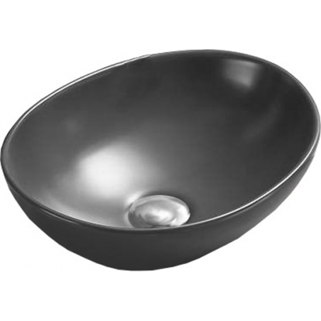 Mexen Elza countertop sink 40 x 33 cm, dark gray matte - 21014071