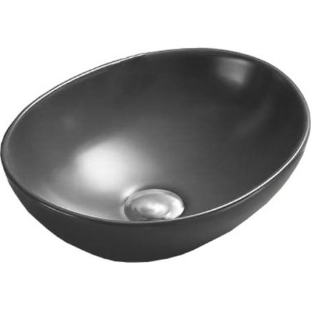 Mexen Elza countertop washbasin 40 x 33 cm, Dark grey matt - 21014071
