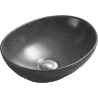 Mexen Elza countertop basin 40 x 33 cm, dark grey matte - 21014071