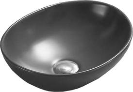 Mexen Elza countertop washbasin 40 x 33 cm, Dark grey matt - 21014071