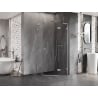 Mexen Lunar L pentagonal shower enclosure right hinged 80 x 80 cm, transparent, chrome - 831L-080P-080L-01-00-P