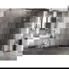 Mexen Lunar L pentagonal shower enclosure, right-hinged 100 x 100 cm, transparent, chrome - 831L-100P-100L-01-00-P