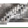 Mexen Lunar L pentagonal shower cabin right hinge 80 x 80 cm, transparent, white - 831L-080P-080L-20-00-P