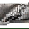 Mexen Lunar L pentagonal right-hinged shower cabin 100 x 80 cm, transparent, brushed copper - 831L-100P-080L-65-00-P