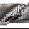 Mexen Lunar L pentagonal shower enclosure hinged right 80x80 cm, transparent, brushed gun gray - 831L-080P-080L-66-00-P