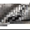 Mexen Lunar L pentagonal shower enclosure right door 100x80 cm transparent, gun gray brushed - 831L-100P-080L-66-00-P