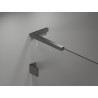 Mexen Lunar L pentagon shower enclosure swing right 80 x 80 cm, transparent, gun metal - 831L-080P-080L-95-00-P