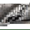 Mexen Lunar L Pentagonal Right-Swing Shower Enclosure 100 x 80 cm, Transparent, Gun Metal - 831L-100P-080L-95-00-P