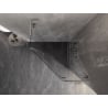 Mexen Lunar L pentagonal right hinged shower cabin 90 x 90 cm, transparent, brushed nickel - 831L-090P-090L-97-00-P