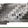 Mexen Lunar pentagonal shower cabin hinged left 100 x 100 cm, transparent, chrome - 831-100L-100P-01-00-L