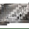 Mexen Lunar pentagonal shower cabin hinged left 100 x 100 cm, transparent, chrome - 831-100L-100P-01-00-L