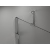 Mexen Lunar pentagonal shower cabin, left-hinged, 100 x 100 cm, transparent, chrome - 831-100L-100P-01-00-L