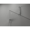 Mexen Lunar pentagonal shower cabin, left-hinged, 100 x 100 cm, transparent, chrome - 831-100L-100P-01-00-L