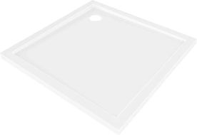 Mexen Flow square tray slim 85 x 85 cm, white gloss - 46S108585