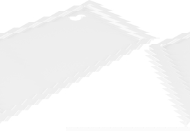 Mexen Flow shower tray square slim 90 x 90 cm, white gloss - 46S109090