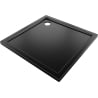 Mexen Flow slim square shower tray 80 x 80 cm, black matte - 46S708080