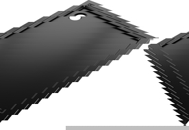 Mexen Flow slim square shower tray 80 x 80 cm, black matte - 46S708080