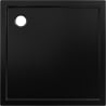 Mexen Flow square shower tray slim 90 x 90 cm, black matte - 46S709090