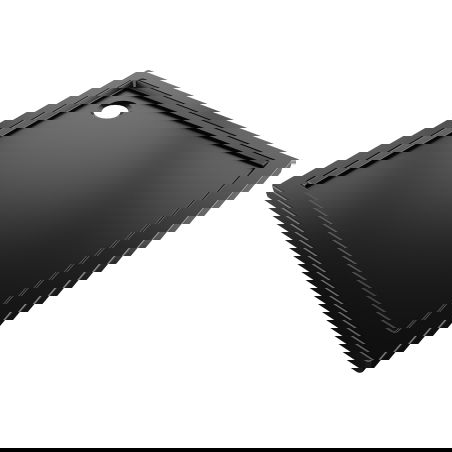 Mexen Flow square slim shower tray 120 x 120 cm, black matte - 46S701212