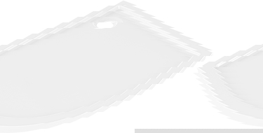 Mexen Flow semi-circular shower tray slim 80 x 80 cm, white gloss - 46Q108080