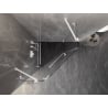 Mexen Lunar pentagonal left-hinged shower cabin 100 x 100 cm, transparent, white - 831-100L-100P-20-00-L