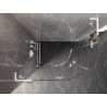 Mexen Lunar L semi-circular shower enclosure, left hinged, 100 x 70 cm, transparent, white - 833L-100L-070P-20-00
