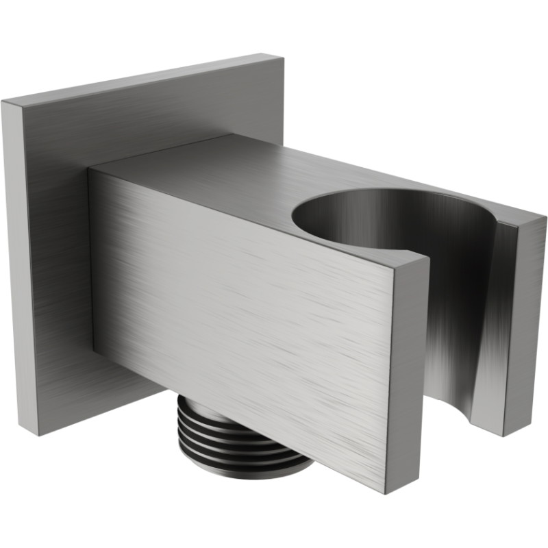Mexen Cube angled connector, brushed gun gray - 79300-66