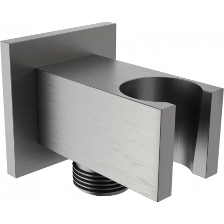 Mexen Cube angled connector, brushed gun gray - 79300-66