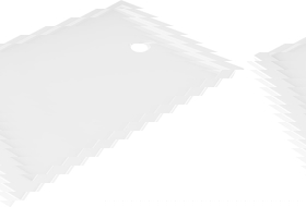 Mexen Flow rectangular slim shower tray 85 x 75 cm, white gloss - 46R107585