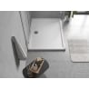 Mexen Flow rectangular slim shower tray 100 x 75 cm, white gloss - 46R107510