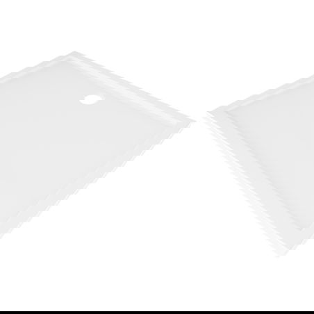 Mexen Flow rectangular slim shower tray 100 x 80 cm, white gloss - 46R108010