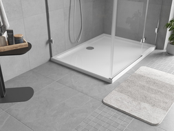 Mexen Flow rectangular slim shower tray 100 x 80 cm, white gloss - 46R108010