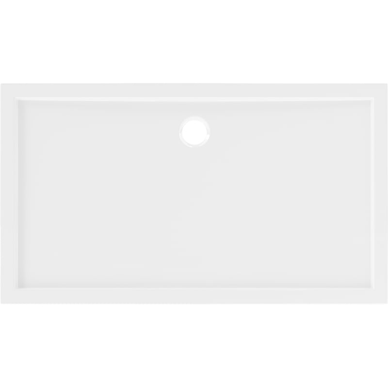 Mexen Flow rectangular slim shower tray 140 x 100 cm, white gloss - 46R101014